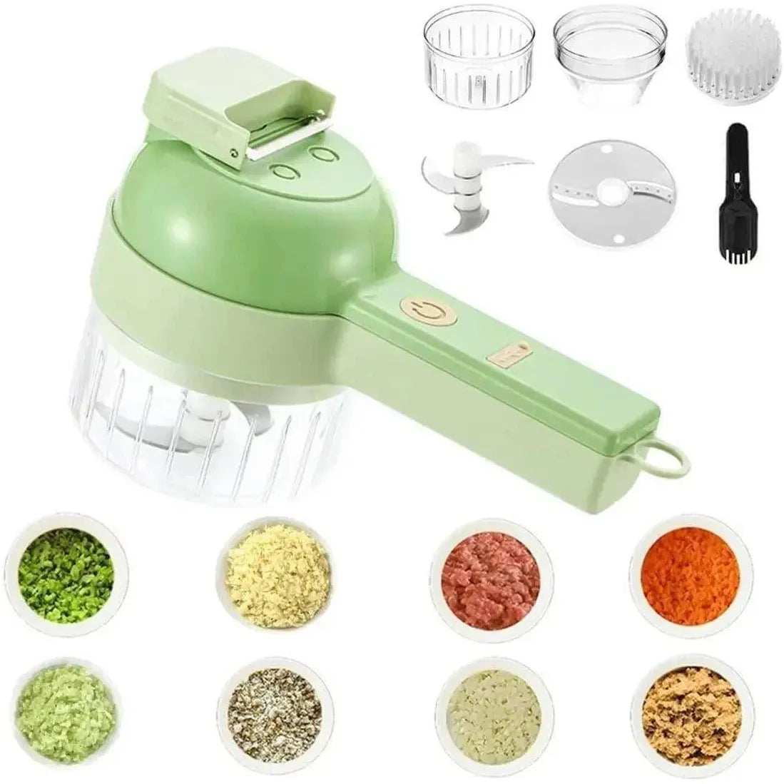 4 in 1 Portable Electric Vegetable Cutter Set - Decore Collections